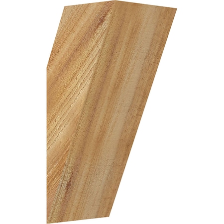 6"W x 6"D x 14"H Traditional Rough Sawn Knee Brace, Western Red Cedar